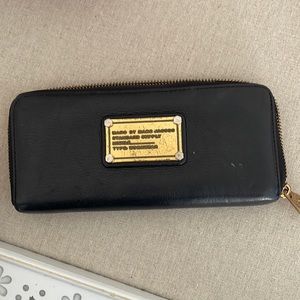 MARC BY MARC JACOBS leather black coins purse